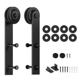 SKYSEN LK-I black roller for smooth barn door operation.