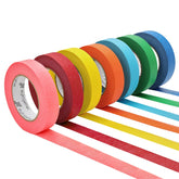 Skytogether rainbow masking tape set in 1 inch width for classroom labeling and crafts