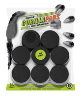 Slipstick GorillaPads 2-inch round pad delivering a strong grip on hardwood floors.