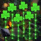 SLTTXNTT shamrock solar light 6-pack for yard display and energy savings.