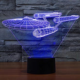 Smalody 3D illusion arc lamp with star pattern for cozy ambiance