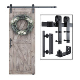 SMARTSTANDARD 5FT barn door track kit for smooth, quiet operation