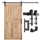 SMARTSTANDARD barn door track assembly for smooth sliding and quiet operation