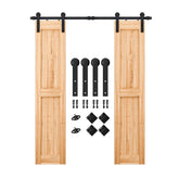 SMARTSTANDARD barn door track and rail for smooth, quiet sliding.
