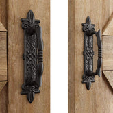 SMARTSTANDARD heavy-duty barn door handle 9.5-inch pull for gates and sheds.
