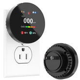 SMSRECEIVE 4-in-1 detector display shows real-time readings for CO and gas, enabling quick checks.