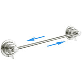 Sneatup suction cup extendable bar on a smooth surface holds towels securely without drilling.