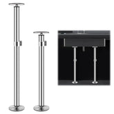 Snowtaros undermount sink brackets in stainless steel provide sturdy support for a secure sink.