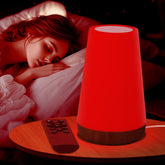 SNVHLQ upgraded red night light emitting a calming 670nm glow for bedtime ambience
