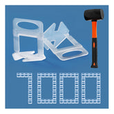 SODTAK tile leveler clip set for precise alignment during curing.