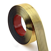 Soengsau glossy gold wall trim adds a stylish edge to walls and cabinets.