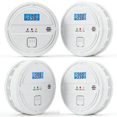 Soewolit four-pack detectors ready for quick wall or ceiling installation.