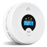 Soewolit smoke detector with 10-year battery and LCD display supports easy, ongoing home monitoring.