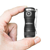 Sofirn SC13 bright mini flashlight on a keychain for easy daily use