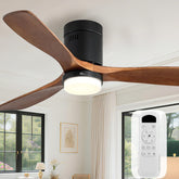 Sofucor 52-inch ceiling fan with light for quiet, energy-efficient cooling.