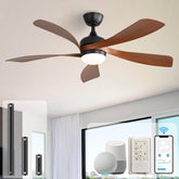 Sofucor remote-control 52-inch ceiling fan for easy airflow adjustments