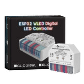 Sogledwow GLEDOPTO ESP32 mini WLED controller with microphone for music-reactive lighting.