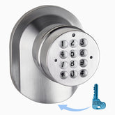 SoHoMiLL electronic keypad door knob with lock set for quick DIY installation and secure access.