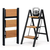Soladder 3-step ladder with anti-slip pedals for secure footing