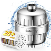 SoliCozy Chlorine Buster filtration system outlet for smooth shower water