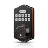 SOLITY AT1 deadbolt front view showing keyless entry convenience