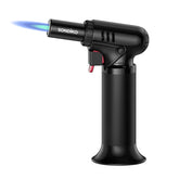 Sondiko torch with visible fuel window enables precise refills and consistent performance.