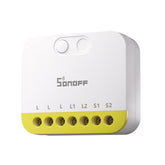SONOFF MINI Duo-L no-neutral-wire enables easy upgrades in older homes.