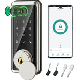 Sophia keyless entry front-door lock with fingerprint recognition for secure home access