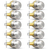 Sopoby brushed nickel door knob packaging shows durable hardware