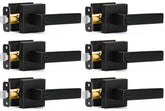 Sopoby matte black door levers pack overview showing modern design.