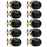 Sopoby privacy door knob matte black front view for interior privacy