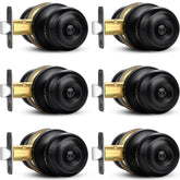 Sopoby privacy door knob pack in matte black for versatile interior privacy.