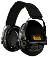Sordin Supreme Pro-X ear defenders on the headband for hunting comfort and awareness