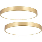 SOTTAE 9-inch brushed gold ceiling light closeup showing premium finish