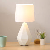 SOTTAE modern ceramic lamp base showing durable construction for bedside lighting