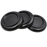 Sound Harbor solid wood piano caster cups for durable floor protection.
