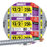 Southwire 68580055 MC-Lite cable on a spool for durable feeder runs.