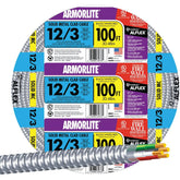 Southwire Armorlite MC Cable overview: 12-3 configuration for commercial power distribution.