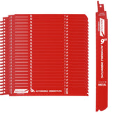 Souyou 25-pack bi-metal blades organized for quick access