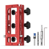 Sowhat door hinge jig aluminum mortiser for 2.5 to 5 inch doors.