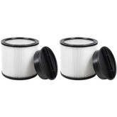 SpaceTent 08-2566B filters with lids for Stanley vacuums, enhanced dust capture.