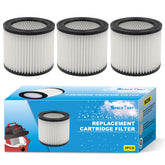 SpaceTent 90398 replacement filter for shop vacs improves airflow and filtration.
