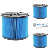 SpaceTent VF3500 filter pack ready for RIDGID vacuums with three-layer filtration for fine dust