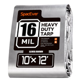 Spacever 10x12ft tarp waterproof protecting outdoor items from rain