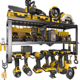 Spampur power tool organizer wall mount for heavy-duty storage and easy access to tools