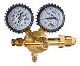 SPARC nitrogen regulator with CGA580 inlet for safe inert gas hookups.
