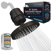 SparkPod luxury filtered shower head in oil-rubbed-bronze finish for a spa-like cleanse