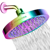 SparkPod high-pressure rain shower head delivers enveloping shower experience