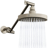 SparkPod round rain shower head with a sleek round design for premium showers