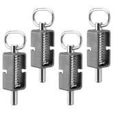 SPARKWHIZ Weld-On 5/8 inch spring latch on plain tube for durable trailer gate security